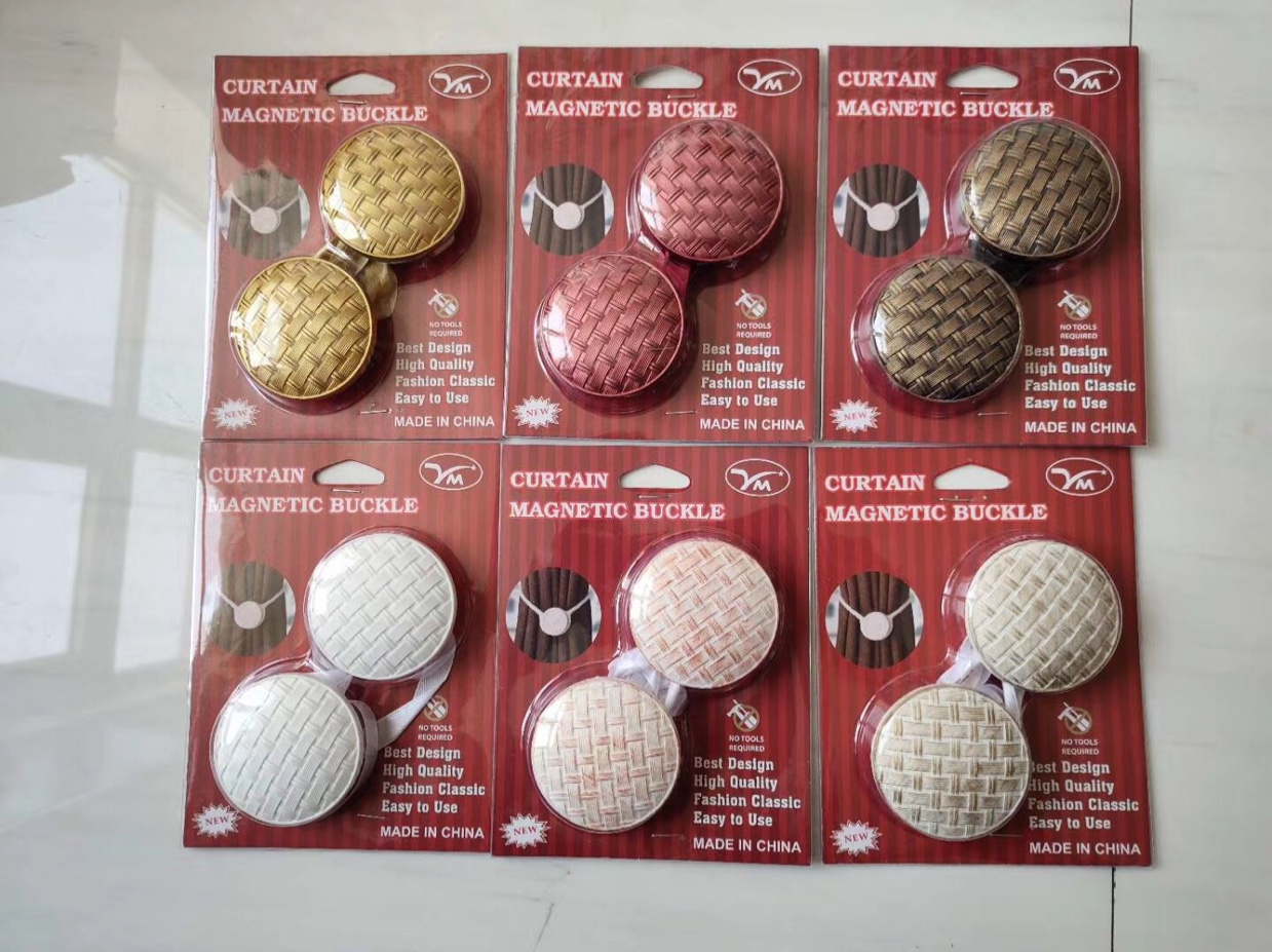 You a new style of window decoration without punching creative European magnet curtain buckle a pair of modern simple curtain plug buckle without hook curtain buckle thumbnail