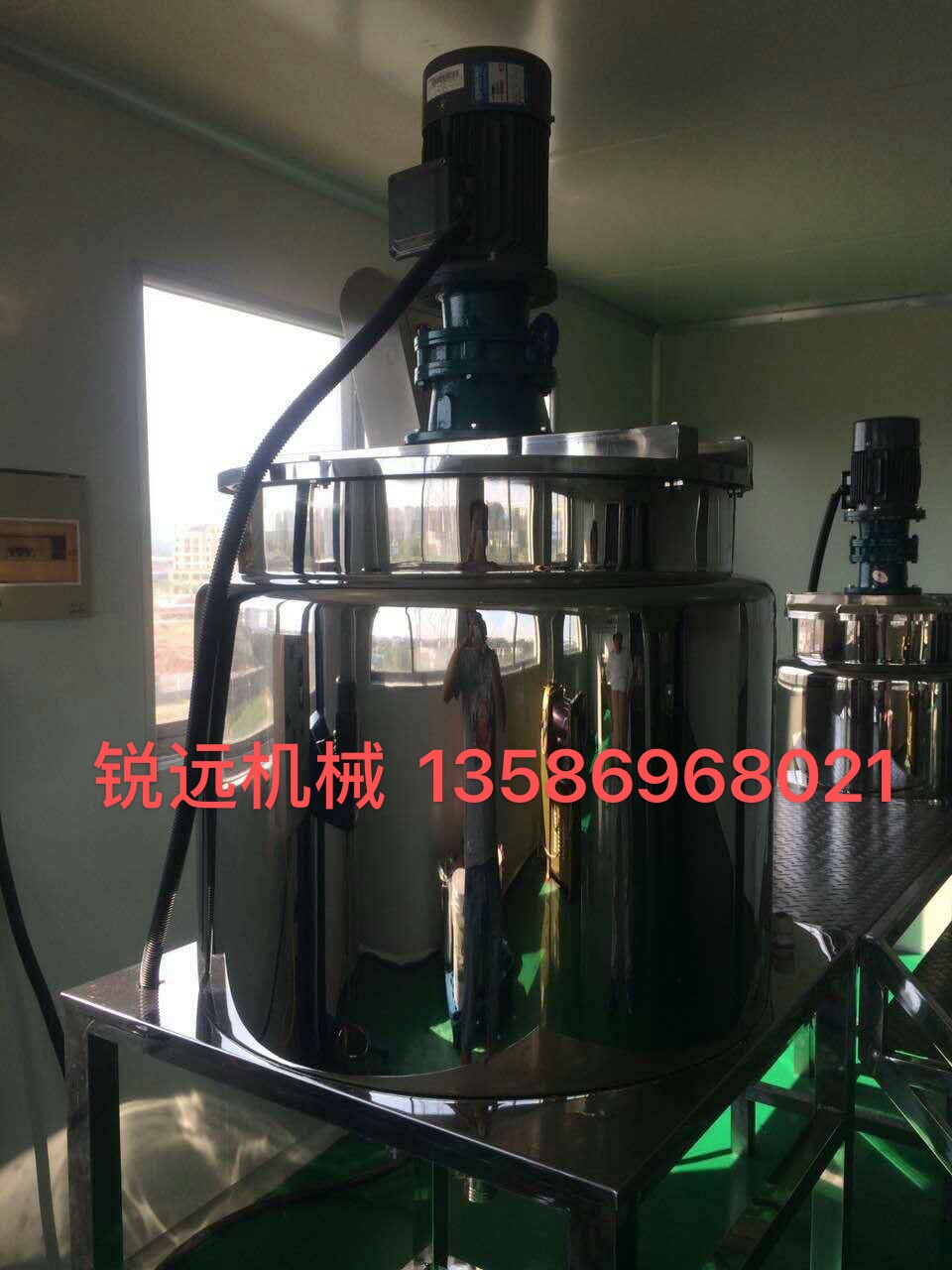 Homogeneous heating and stirring pot, direct sales by Ruiyuan Machinery Factory, operates with integrity undefined