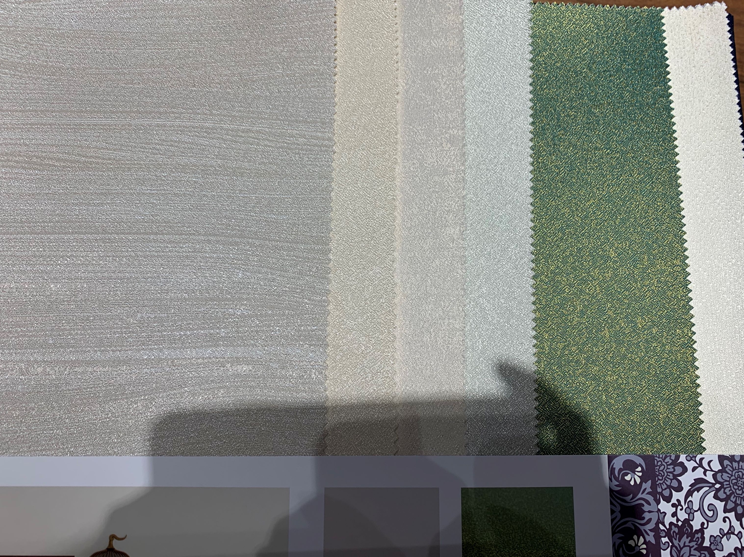 现代轻奢北欧新中式环保高精密棉麻墙布细节图