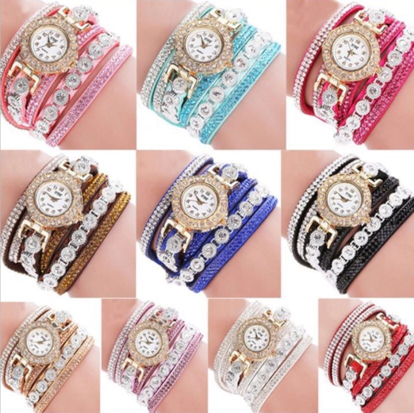 In 2019, on AliExpress, Korean velvet wound bracelet watches and diamond-encrusted loop watch accessories were selling well in foreign trade