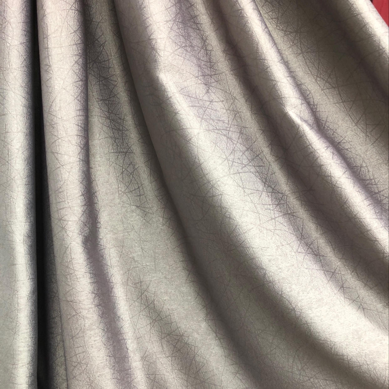 Door Width 2.8 Meters New Plain Embossed Curtain A