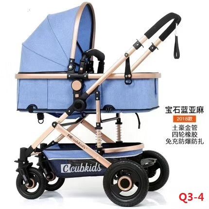 高景观婴儿推车可坐躺轻便折叠儿童手推车Q3-4详情图5