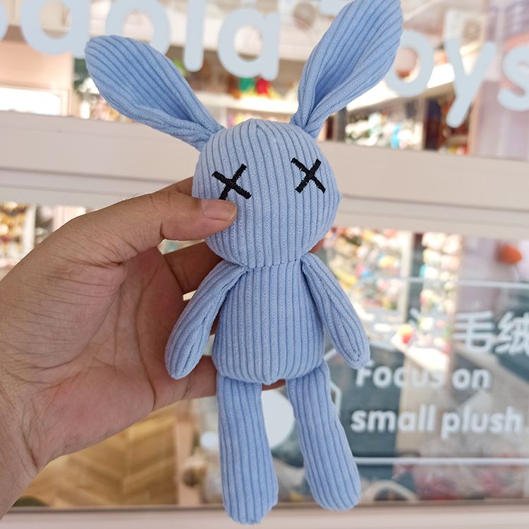 宝拉X眼兔毛绒玩具挂件钥匙扣抓机娃娃包包挂饰爪机礼品义乌玩具详情图4