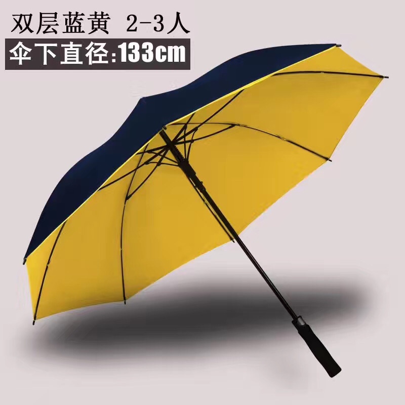 8K Fiber Double House Fabric Automatic Umbrella Eva Straight Handle Application Scenario