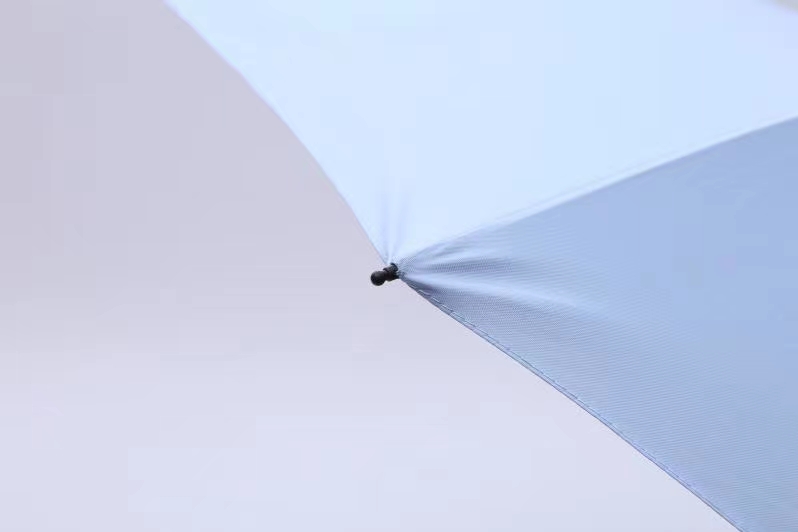 Sun And Rain Protection Uv Long And Plate Clear Umbrella Triple Folding Umbrella Vinyl Umbrella Hand Open Umbrella Application Scenario