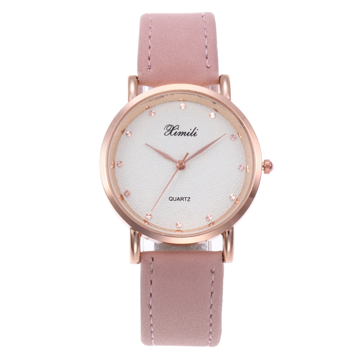 A new Korean version of women's watch with a retro matte strap and a quartz watch of the same style as a celebrity, available for one-piece delivery