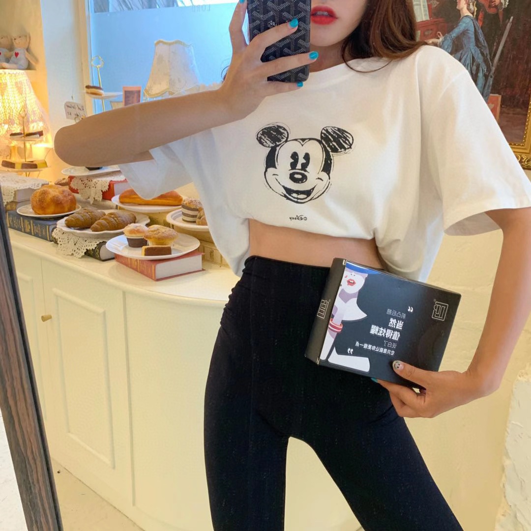 Leggings with protruding front and back thumbnail