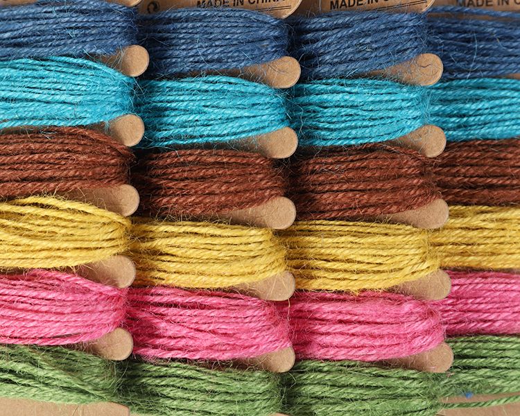 3M/色 彩色麻绳6色一卡挂卡包装详情图9