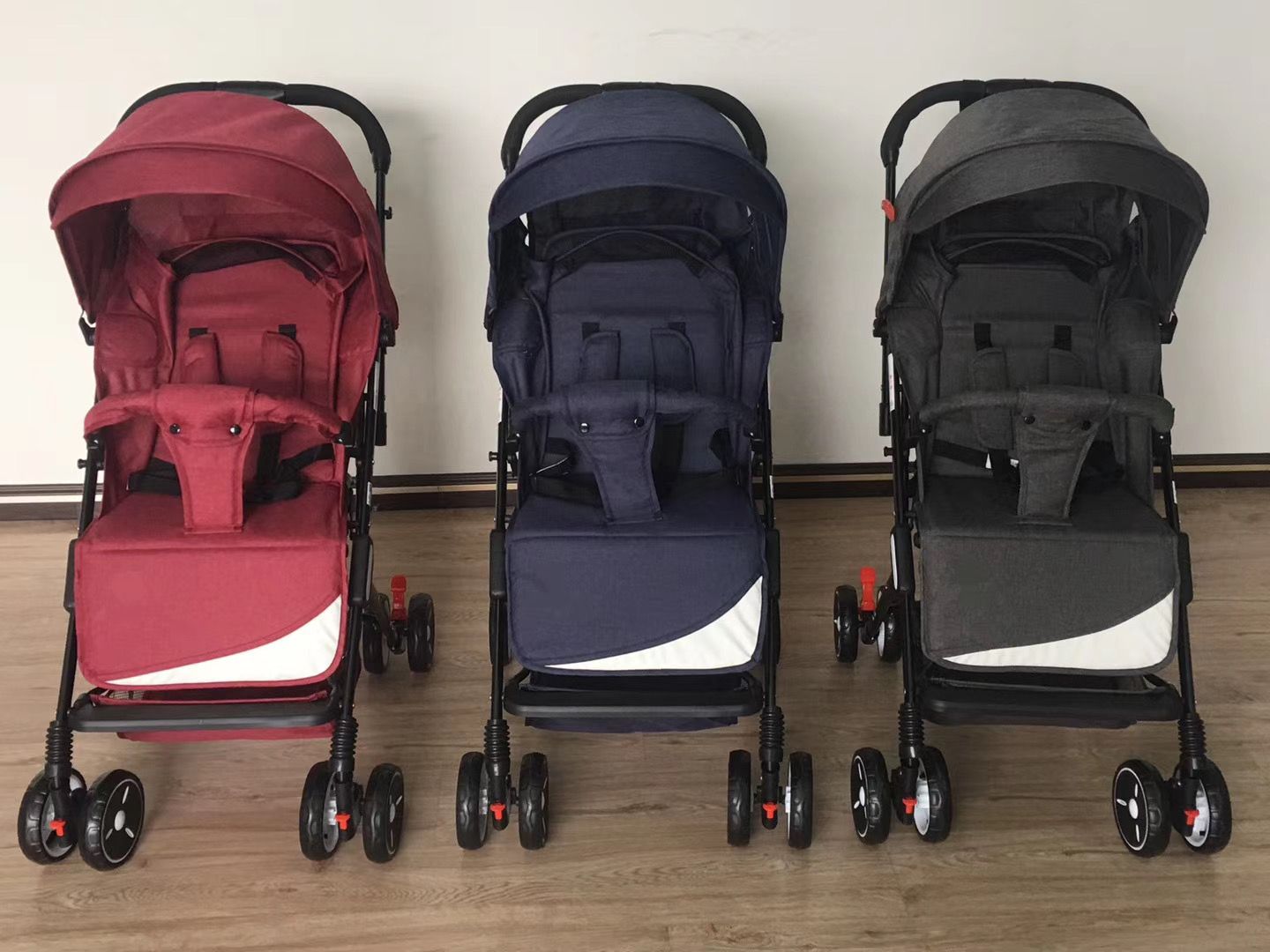 Baby stroller, three-fold collapsible baby stroller for flying, defecating type children's stroller A10-A detail image 5