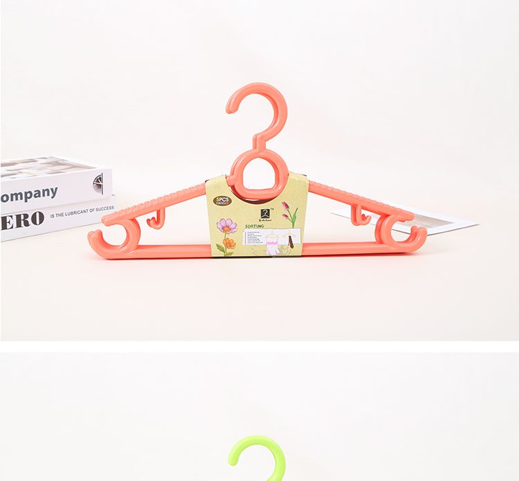 旭峰 品牌直销多用途实心塑料衣架成人女士宽衣架晾晒服装加厚裤子晾衣架详情图11