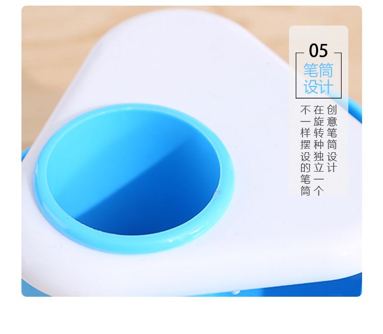 Creative, simple, modern and fashionable multi-functional office plastic, cute student cartoon desktop stationery storage box detail image 8