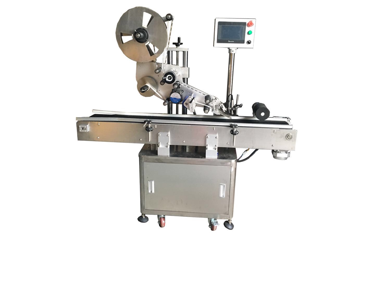Fully automatic round bottle labeling machine packaging equipment is in stock and available for immediate delivery from the manufacturer undefined