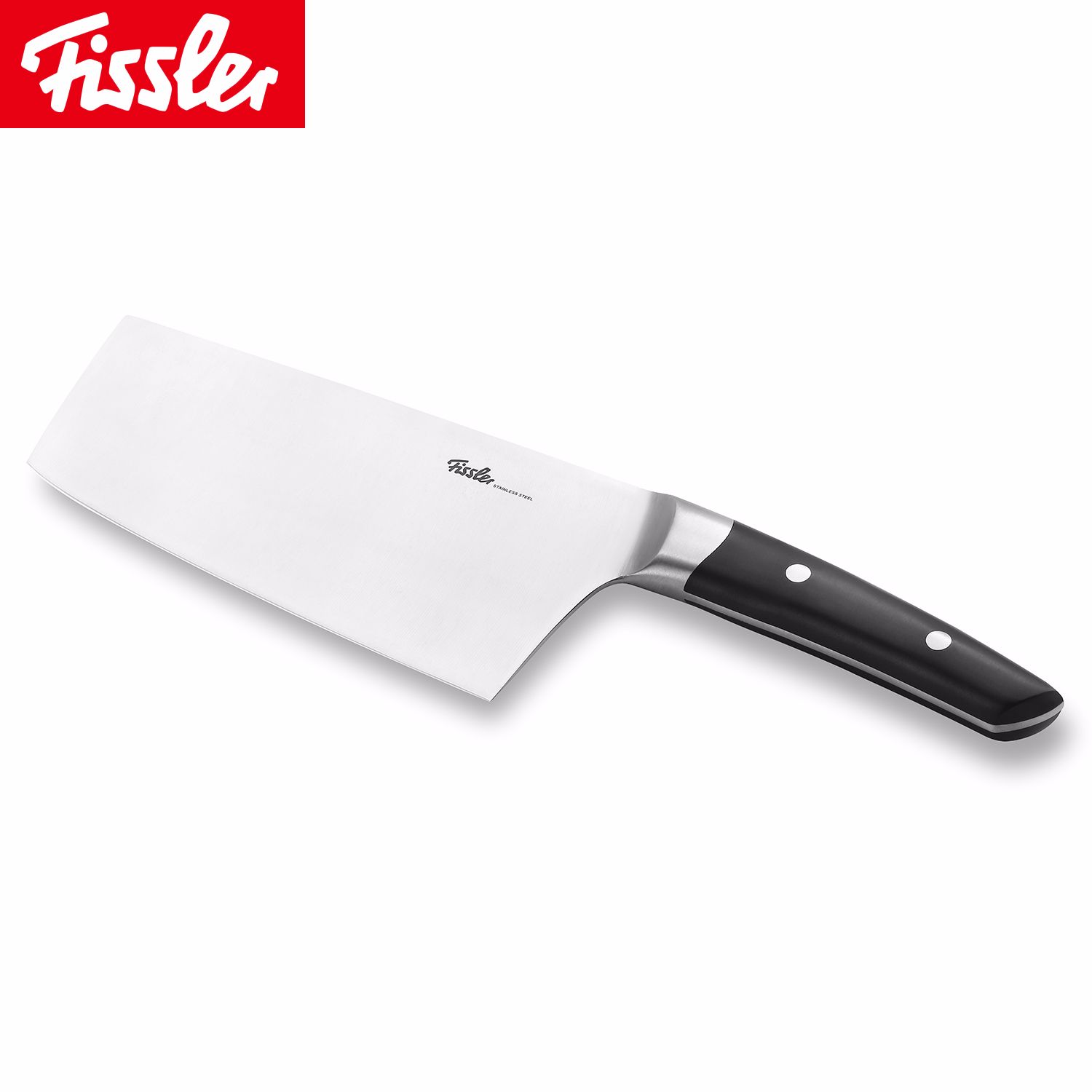 德国菲仕乐Fissler18厘米中式菜刀白底实物图