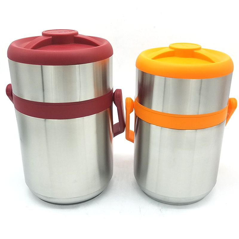 Factory direct sales of stainless steel insulated pot, vacuum insulated lunch box, anti-overflow lunch box