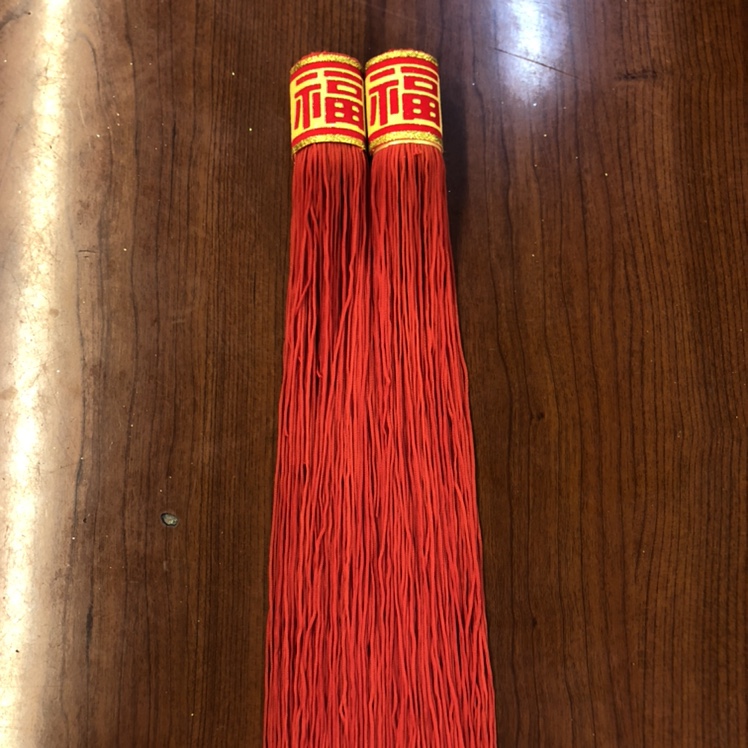 Six parts of the fabric tassel