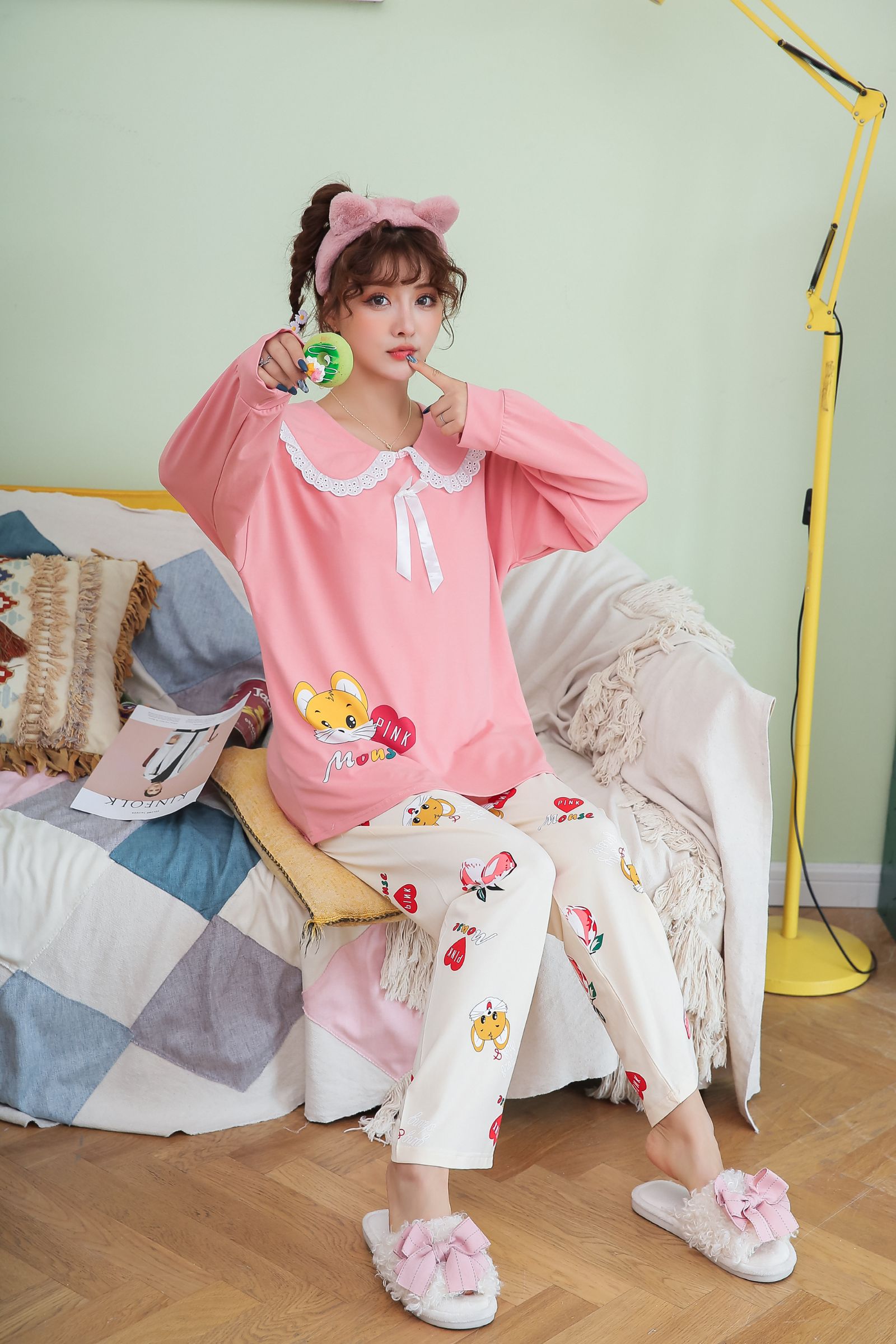 睡衣休闲家居服纯棉卡通印花502#