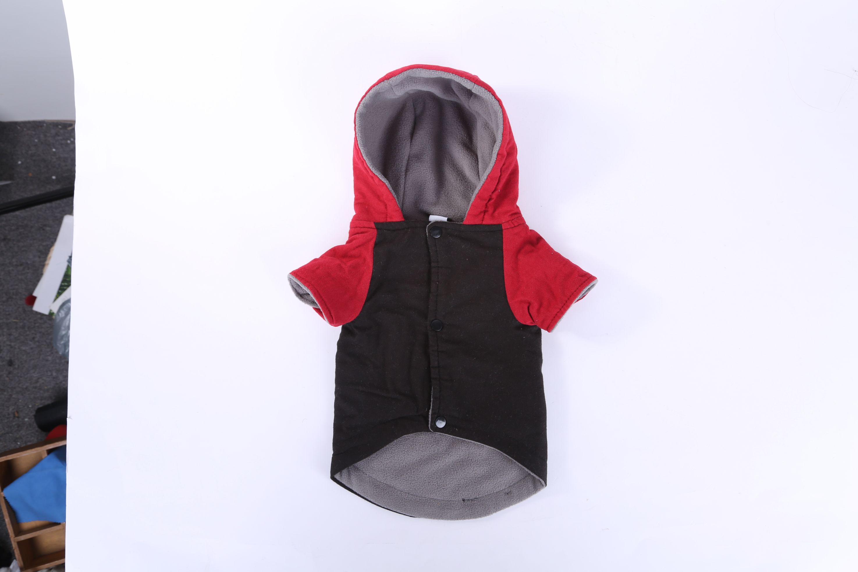 Direct sales and wholesale of red pet cotton-padded clothes from the manufacturer detail image 1
