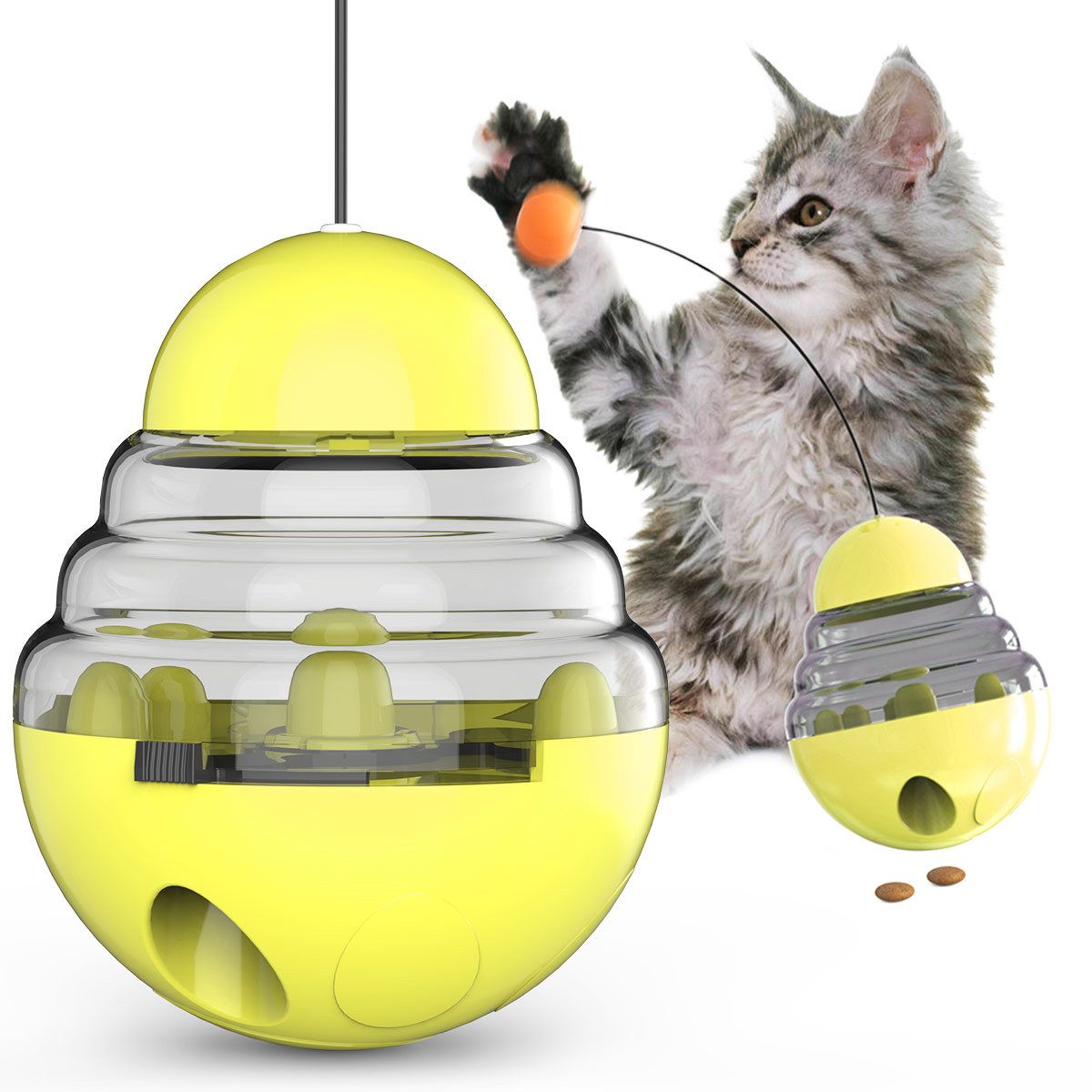 Pet supplies cat toy tpr leaky food toy, interactive cat leaky food toy, cat toy ball, wholesale leaky food toy