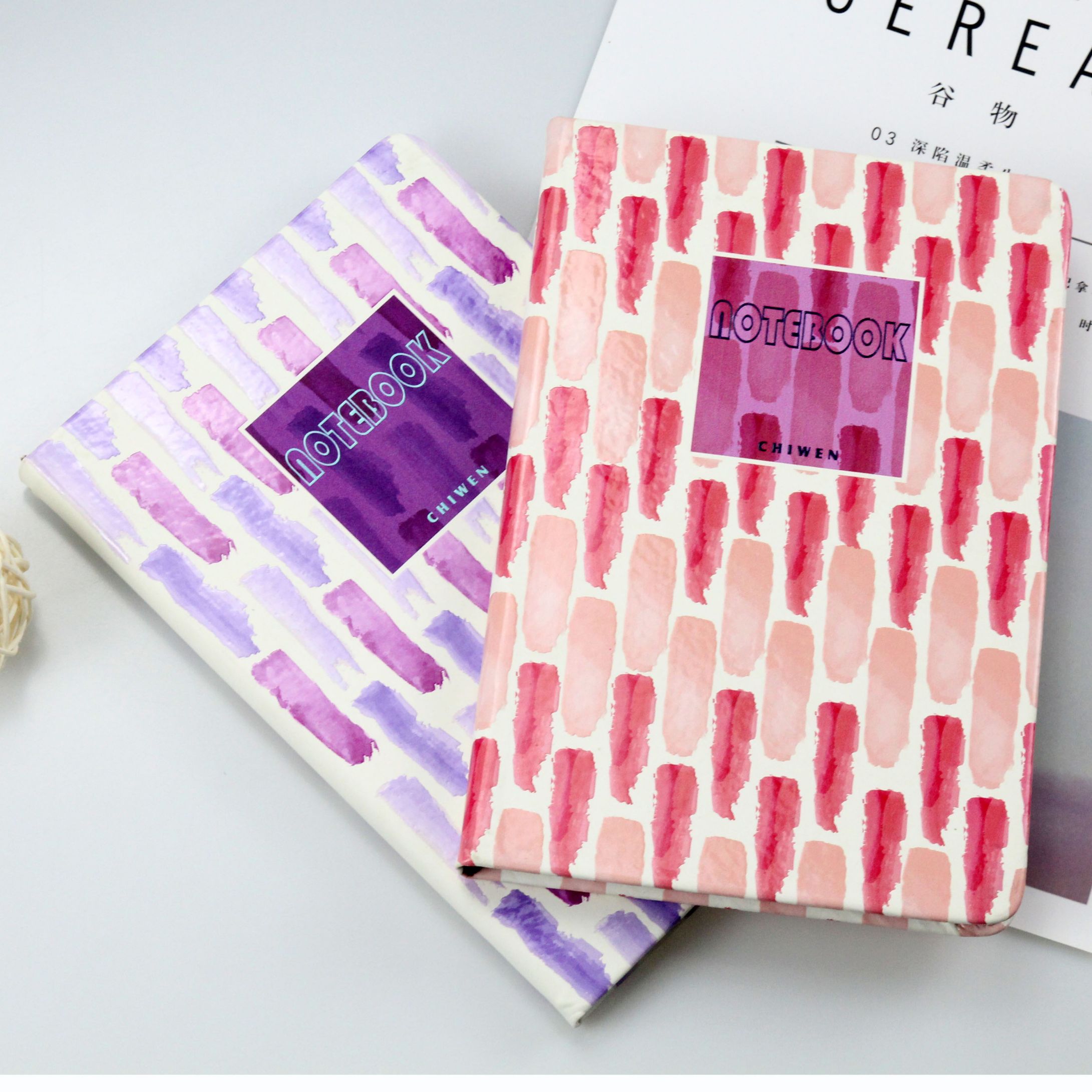 Creative Color Art notebook A5 Business Office Notepad Russian grid UV color print book customization Specification drawing