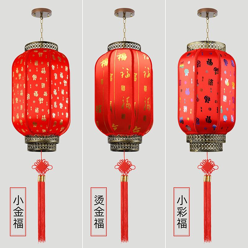 60# Imitation sheepskin lantern, waterproof outdoor, antique Chinese style, opening, wedding, housewarming decoration, winter melon advertising lantern Application Scenario