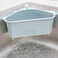 多功能三角水槽沥水篮吸盘式厨房置物架沥水架厨房用品 
抹布收纳篮白底实物图
