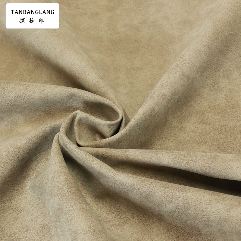 Factory direct sales of artificial leather, matte sheepskin, bag and shoe materials, cosmetic and leather materials, two-color suede matte pu leather Specification image