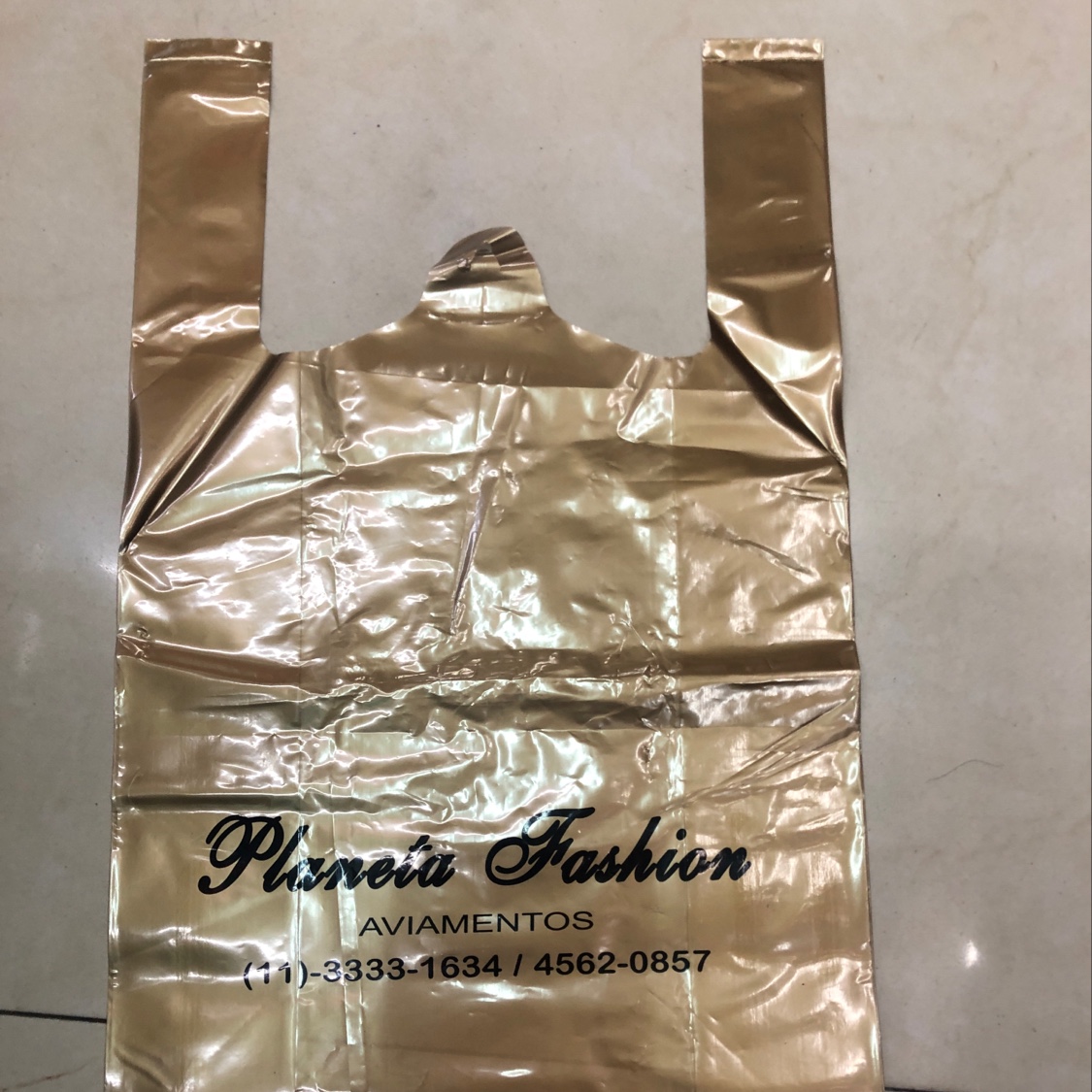 Freight charge, 30x50 gold shopping bag. Make to order.