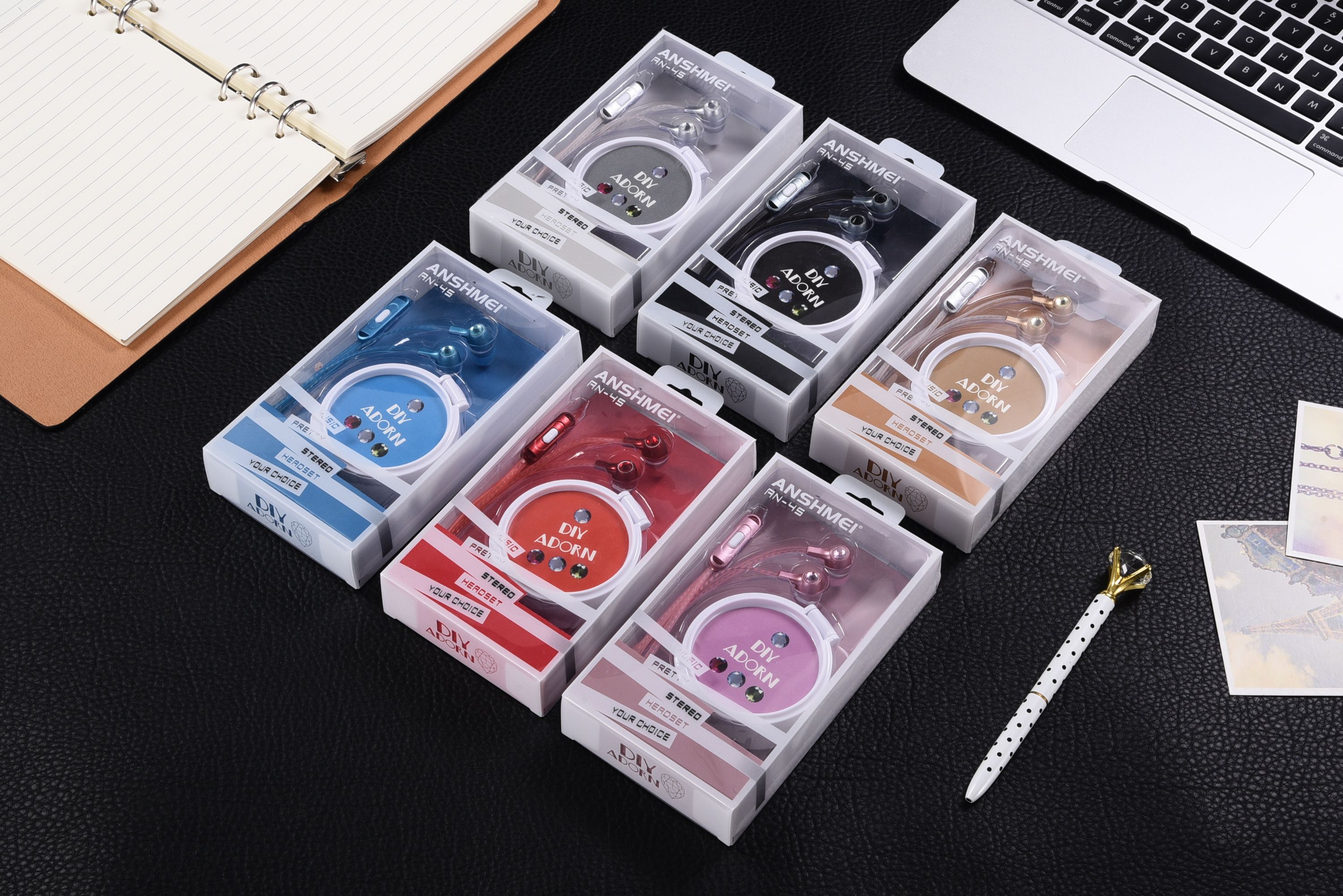 In-ear Earphones The AN-45 smartphone earphones are wired thumbnail