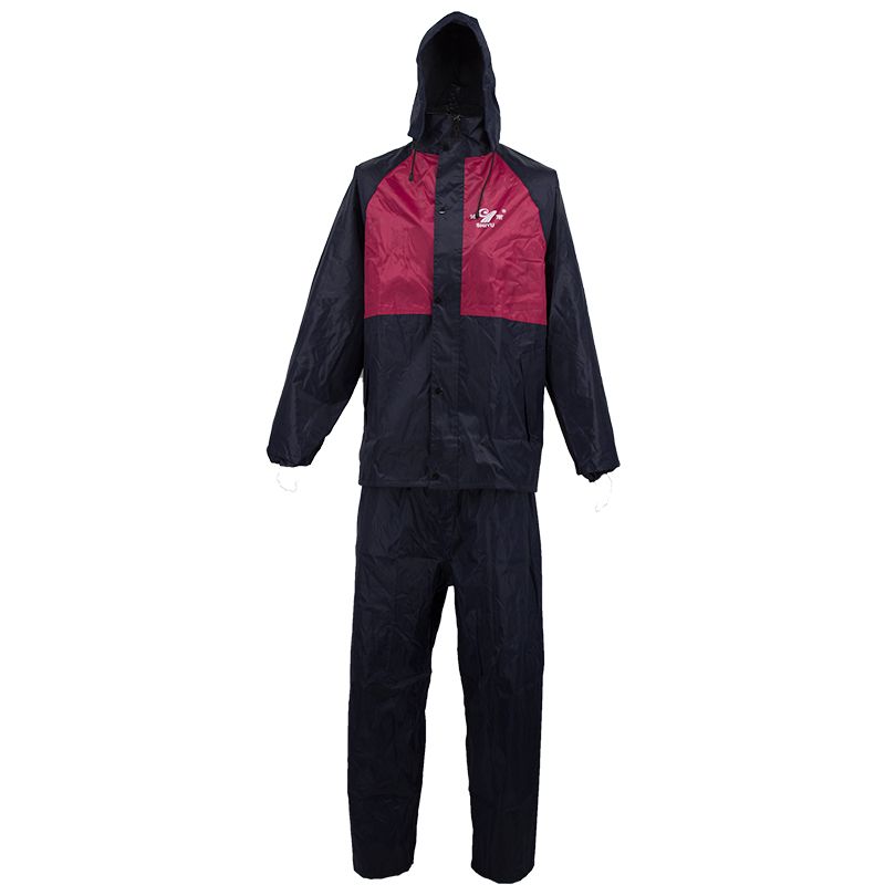 雨衣套装双层防雨成人户外骑行服雨衣套装雨衣套装防水透气详情图1