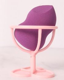 Dongdong multi-functional powder puff single installation deep purple cut surface gourd powder puff /28624