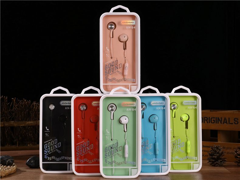 In-ear Earphones The AN-84 smartphone earphone is wired thumbnail