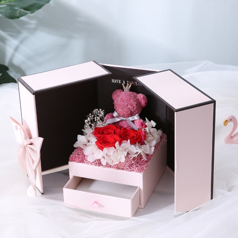 永生花款粉色礼盒