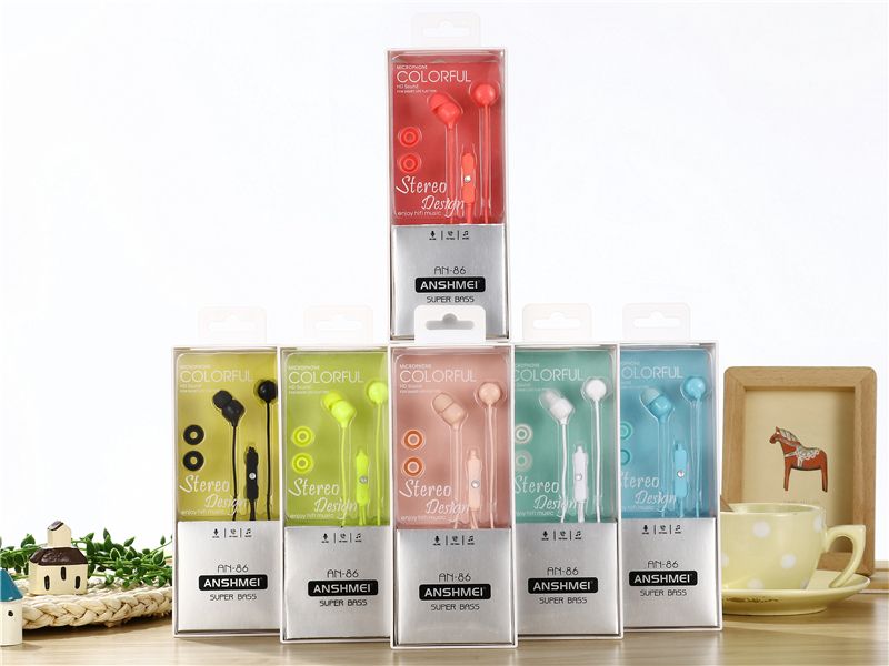 In-ear Earphones The AN-86 smartphone earphones are wired thumbnail