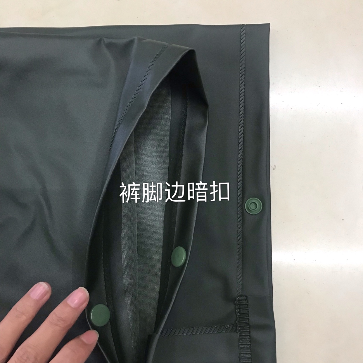 555 Knitted fabric set, durable and wear-resistant, thickened work protection raincoat, takeout, fishing and labor undefined