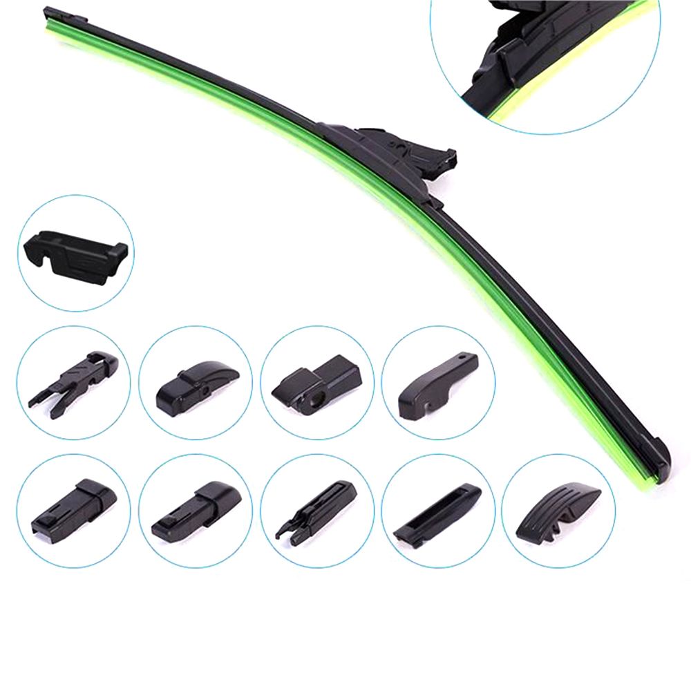 New boneless multi-functional modification accessory, wiper blade, dedicated interface for vehicles, wiper blade, wiper silent composite
