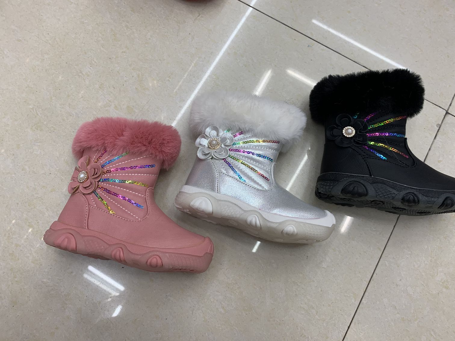 女童时尚雪地棉鞋003