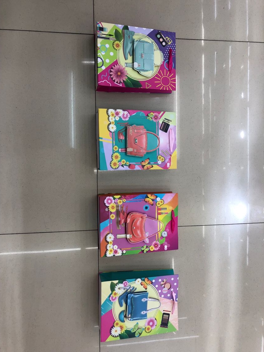 74457 纸包装袋 简易包装 纸袋礼盒化妆品礼品盒