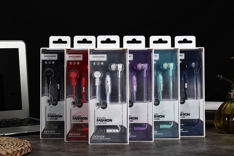 In-ear Headphones The AN-51 smartphone headset wire-control
