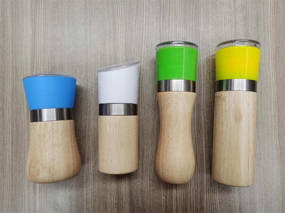 Hot-selling wood multi-style salt and pepper 2-in-one grinder details Picture