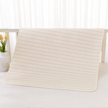 彩棉隔尿垫防水透气可洗新生婴儿纯棉尿垫竹纤维双面可用细节图