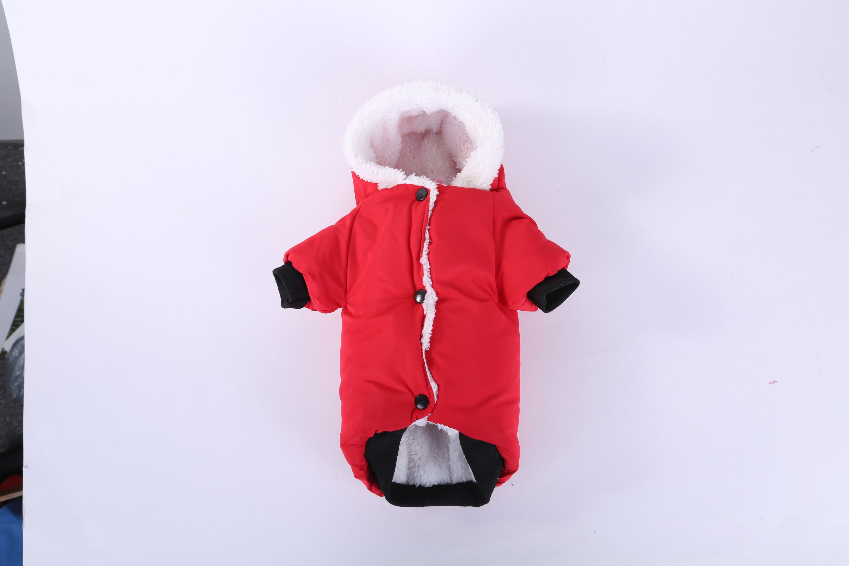 Direct sales and wholesale of new red pet cotton-padded clothes from the manufacturer