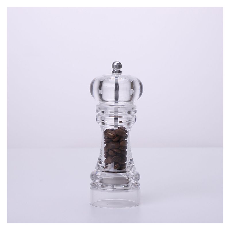 There are many styles of acrylic salt and pepper salt grinders detail image 5