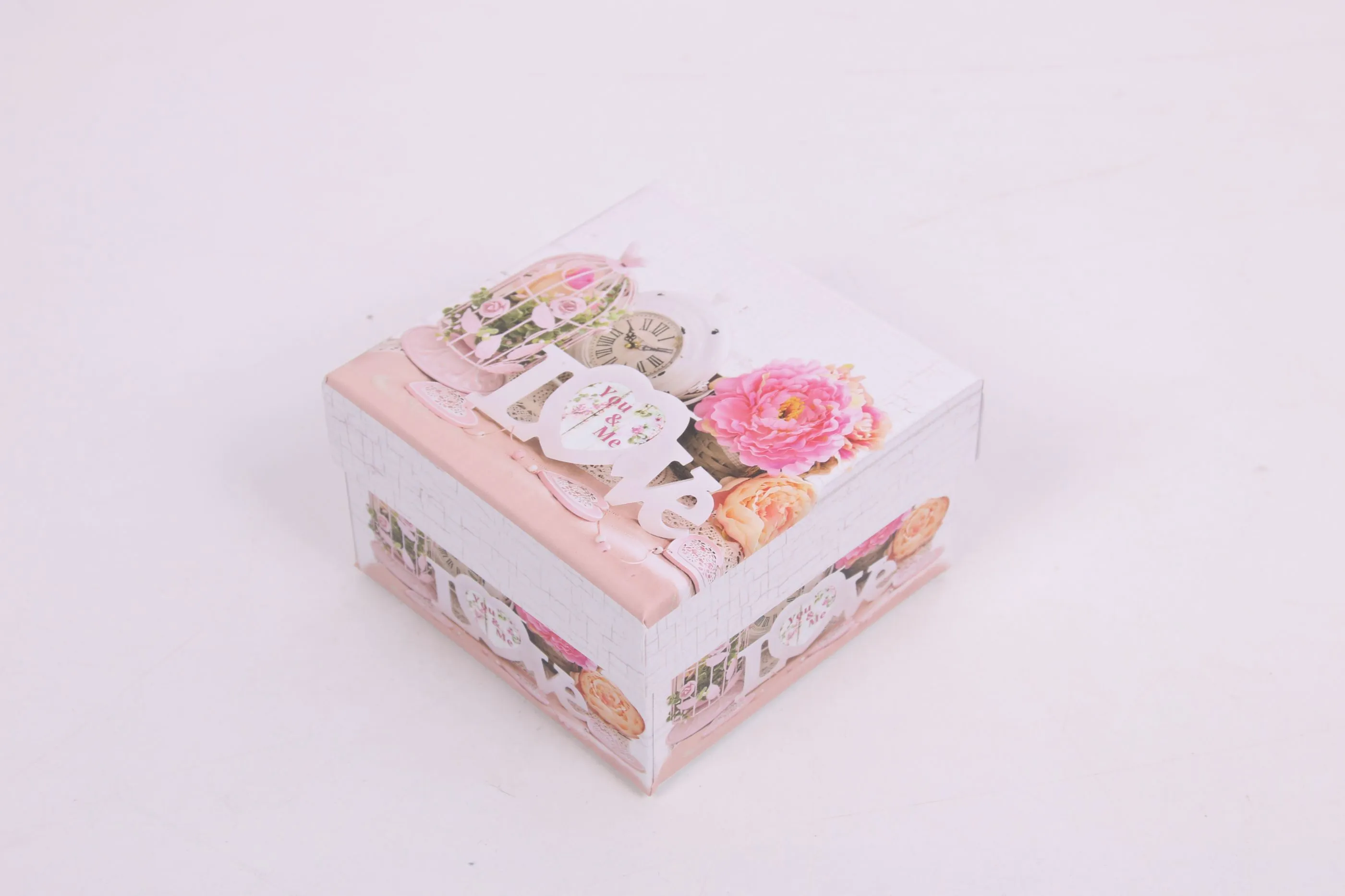 A single square gift box, accessory box, jewelry box, wedding candy box and flower box detail image 7