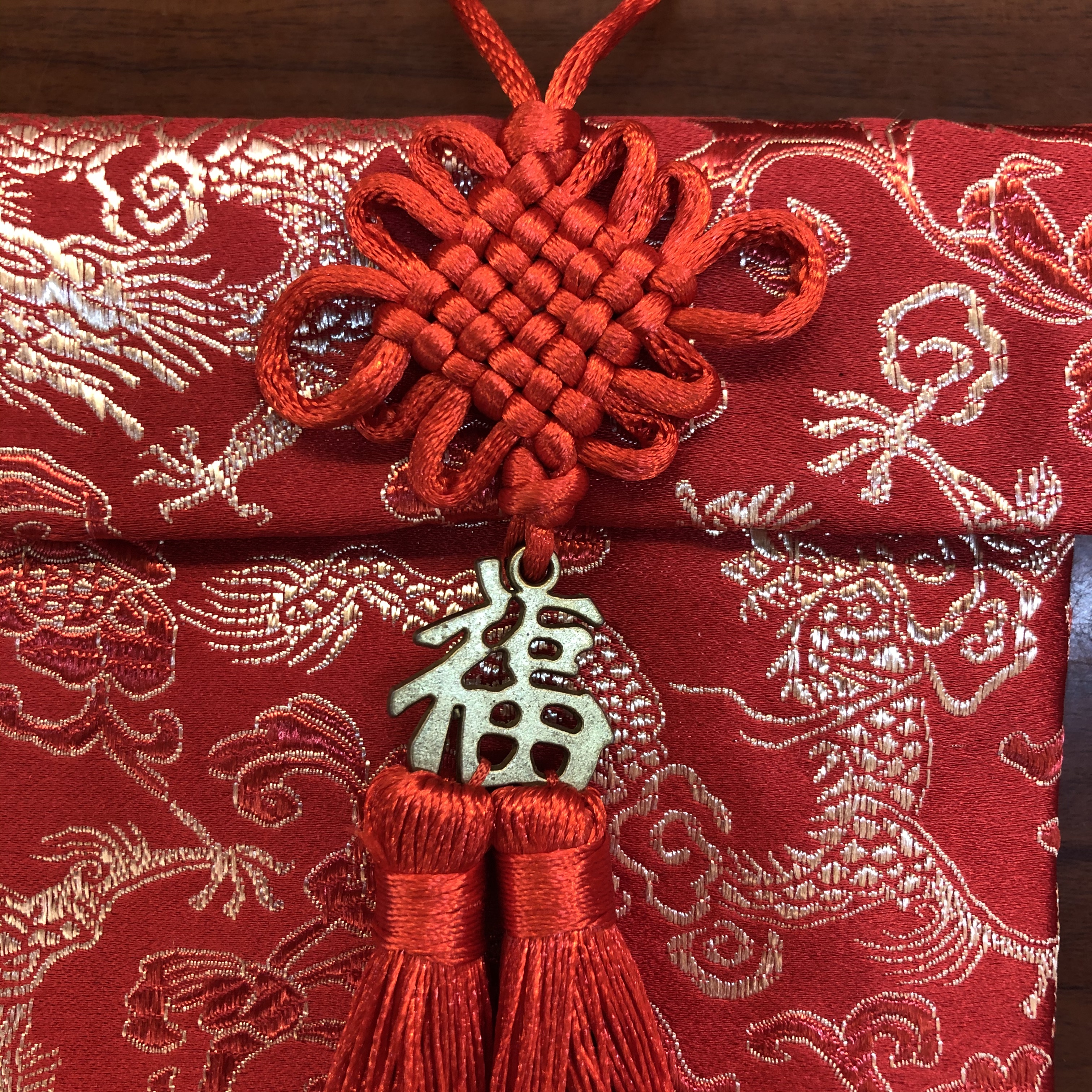 "Fabric Red Envelope with Auspicious Characters 3 (Single Category) Specification image