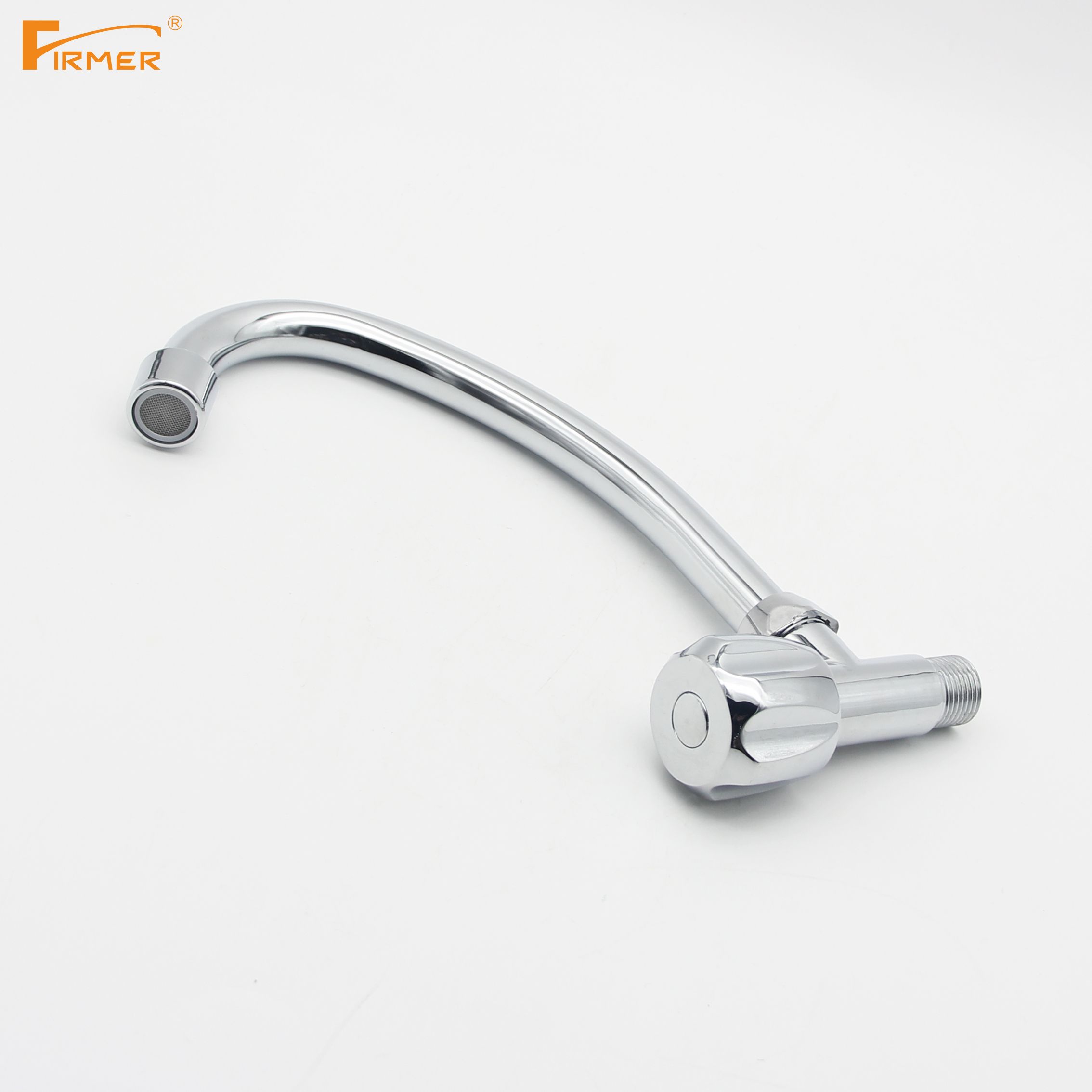 The FIRMER copper wall-mounted single-hole mixing valve with rotatable sink faucet from Yilinuo Application Scenario
