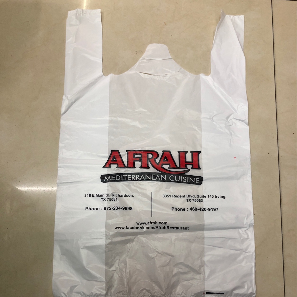 Freight self-care, 32x52 low pressure opal printing shopping bag, custom.