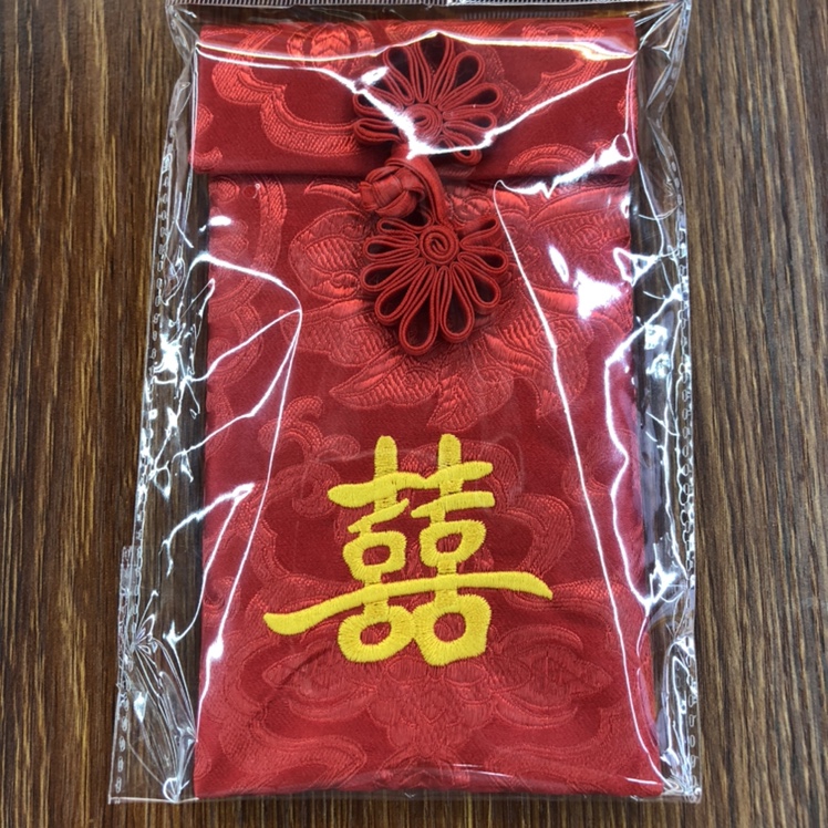 "Fabric Red Envelope with Auspicious Characters 2 (Single Category)