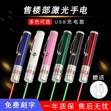 201USB激光灯镭射笔 充电激光灯USB售楼笔 绿光激光镭射笔激光灯