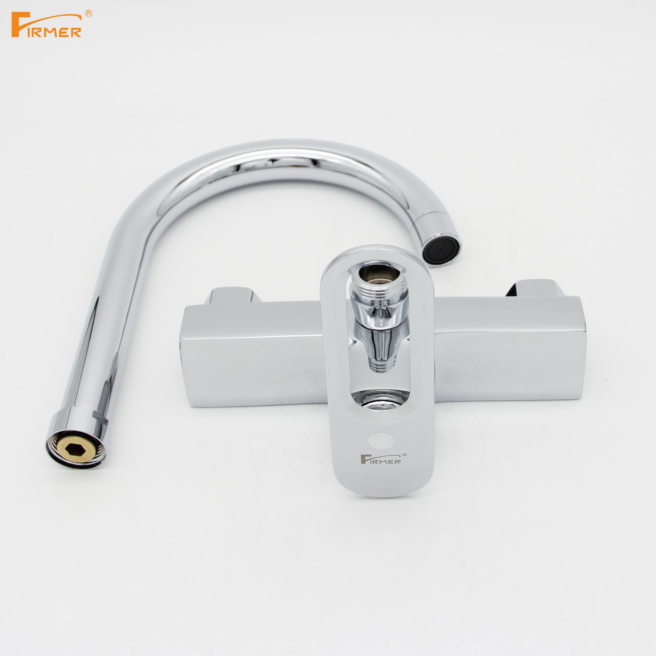FIRMER hot and cold kitchen faucet full copper sink faucet wash basin wash basin details Picture