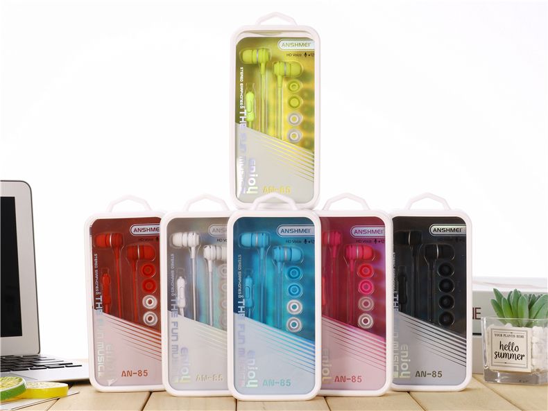 In-ear Earphones The AN-85 smartphone earphones are wired thumbnail